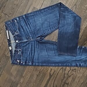 AG ADRIANO GOLDSCHMIED premier skinny straight sz 28R dark wash